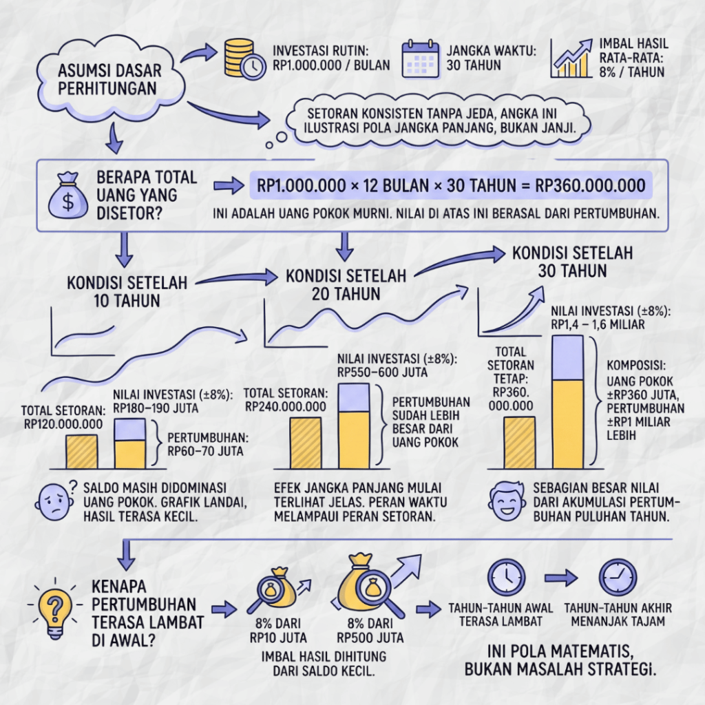 Investasi Rutin: Contoh Hitungannya 0842