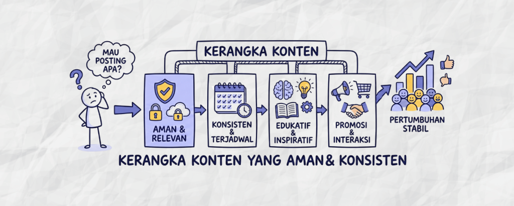 Mau Posting Apa? Kerangka Konten yang Aman & Konsisten pb03 mau posting apa kerangka konten yang aman & konsisten