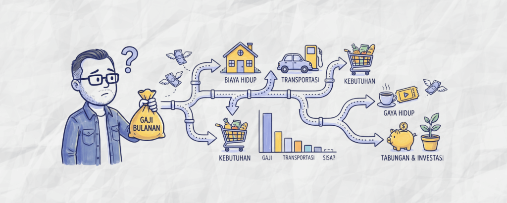 Cashflow Pribadi: Ke Mana Gaji Pergi Setiap Bulan? pf01 cashflow pribadi ke mana gaji pergi setiap bulan