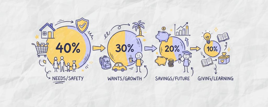Struktur Investasi Sederhana 40–30–20–10 struktur investasi sederhana 40–30–20–10